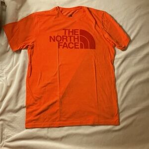 The  North Face Orange M Short Sleeve Adventure Outdoor Trail